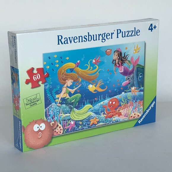 New sealed Ravensburger- 60 Piece Puzzle - Mermaid Tales - Picture 11 of 16